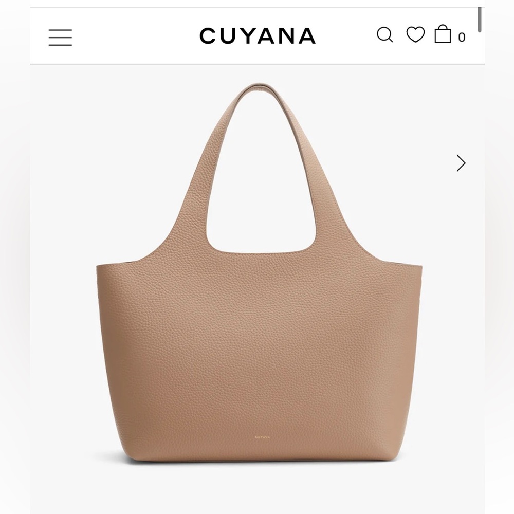 Cuyana System Tote, including laptop sleeve.
